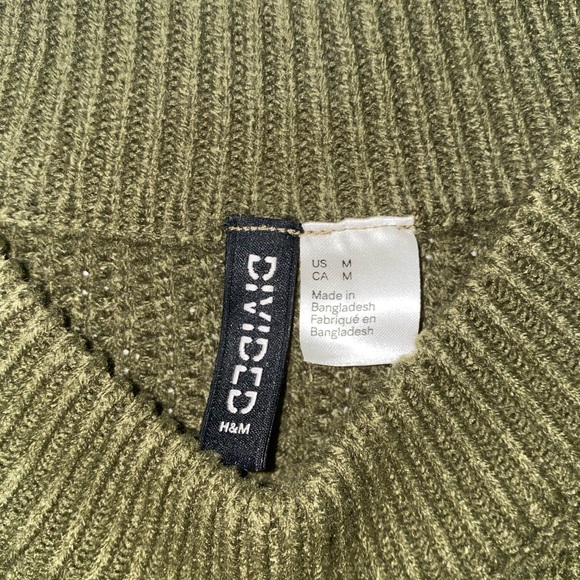 New cropped green sweater - Picture 3 of 4